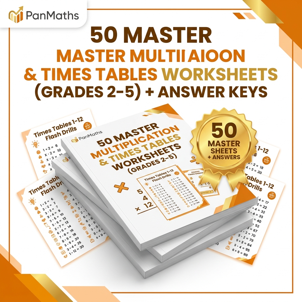 Multiplication Times Tables 50-Worksheet Master Workbook